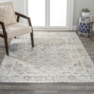 stalsme Global Medallion Low-Pile Machine-Washable Area Rug