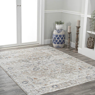 stalsme Global Medallion Low-Pile Machine-Washable Area Rug