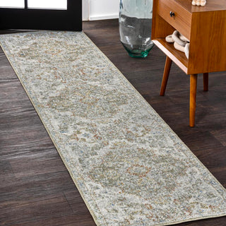 Tarifa Bohemian Medallion Low-Pile Machine-Washable Area Rug