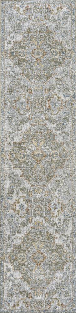 Tarifa Bohemian Medallion Low-Pile Machine-Washable Area Rug