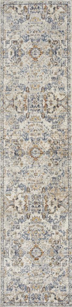 Tarifa Bohemian Medallion Low-Pile Machine-Washable Area Rug