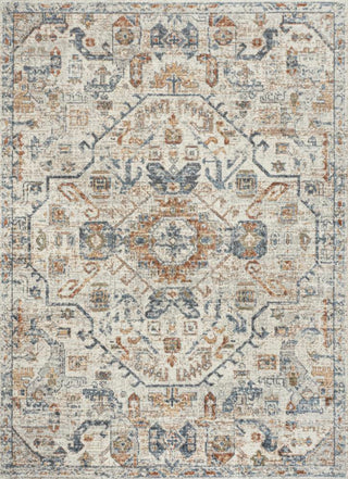 Tarifa Bohemian Medallion Low-Pile Machine-Washable Area Rug