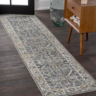 Lauren Rustic Border Low-Pile Machine-Washable Area Rug