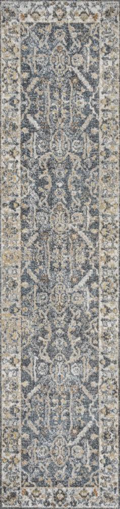 Lauren Rustic Border Low-Pile Machine-Washable Area Rug