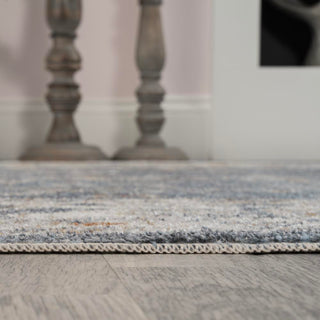 Lauren Rustic Border Low-Pile Machine-Washable Area Rug