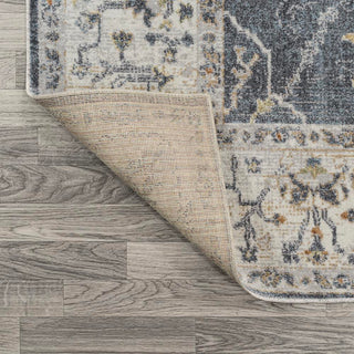 Lauren Rustic Border Low-Pile Machine-Washable Area Rug