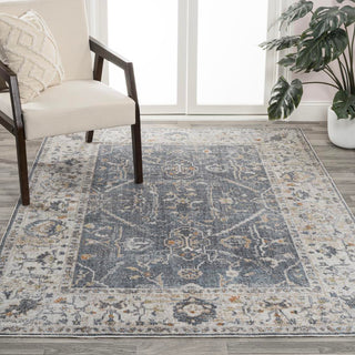 Lauren Rustic Border Low-Pile Machine-Washable Area Rug