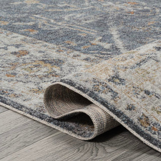 Lauren Rustic Border Low-Pile Machine-Washable Area Rug