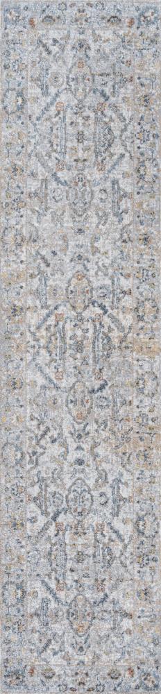 Lauren Rustic Border Low-Pile Machine-Washable Area Rug