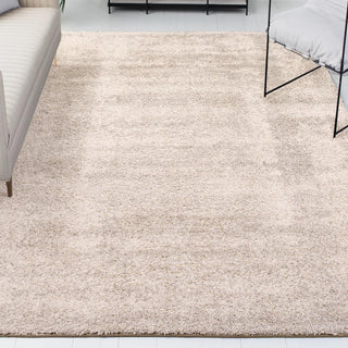 Martin Coastal Solid Glam Shag Machine-Washable Area Rug