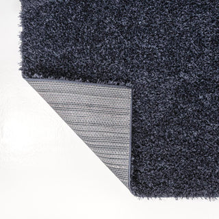 Martin Coastal Solid Glam Shag Machine-Washable Area Rug