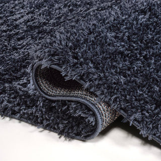 Martin Coastal Solid Glam Shag Machine-Washable Area Rug