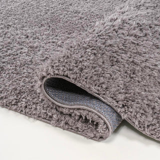 Martin Coastal Solid Glam Shag Machine-Washable Area Rug