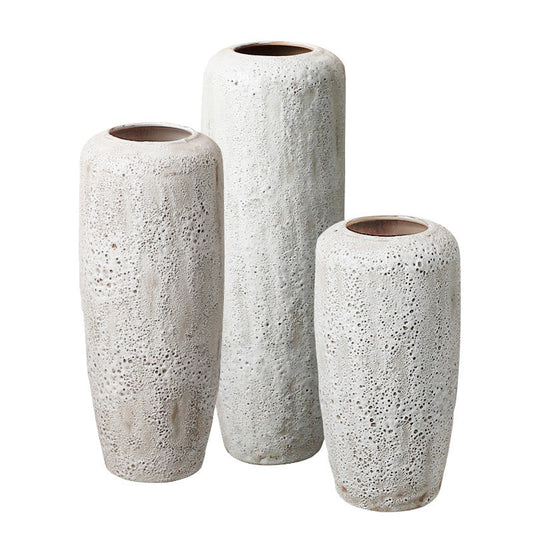 Fashionable Modern Minimalist White Creative Vase by Blak Hom