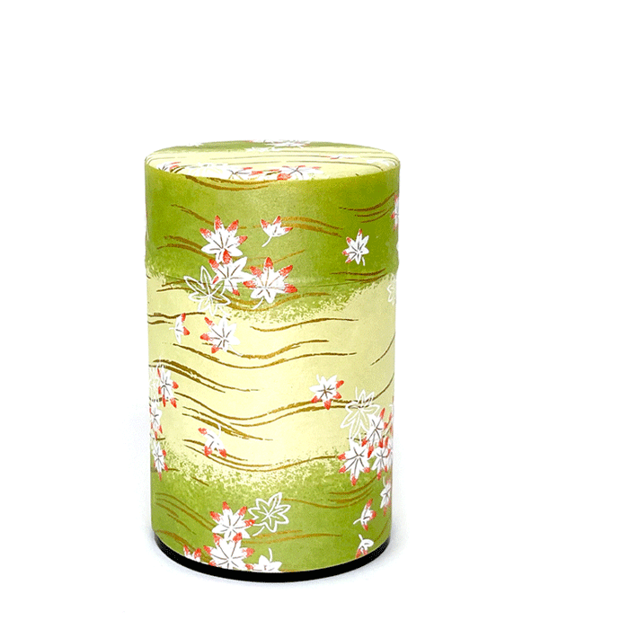 Washi Tea Canister Flower Breeze by Tea and Whisk