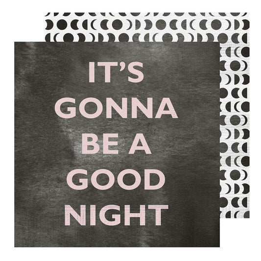 It's Gonna Be A Good Night Party/Beverage/Cocktail Napkins | 5" Square by The Bullish Store