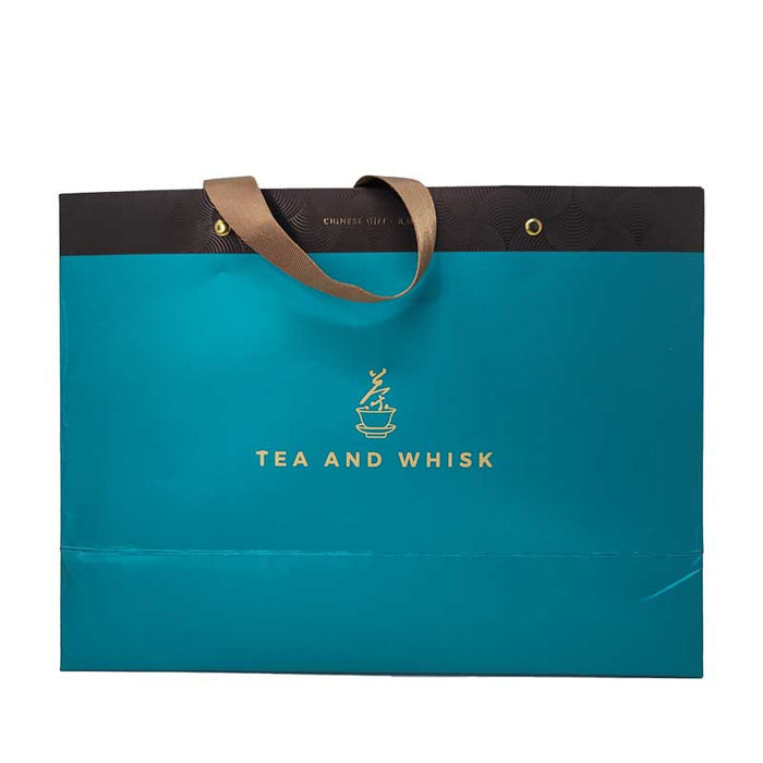 Decorative Tea Canister Gift Set Light Blue by Tea and Whisk