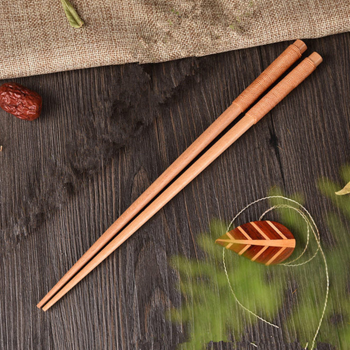 Handmade Japanese Natural Chestnut Wood Sushi Chopsticks by Blak Hom