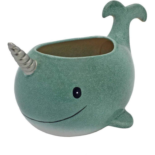Narwhal Planter by Karma Kiss