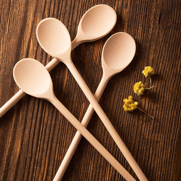 Mr. Woodware - Craft Wooden Spoons Bulk – 12 Inch – Set of 24 by Mr. Woodware