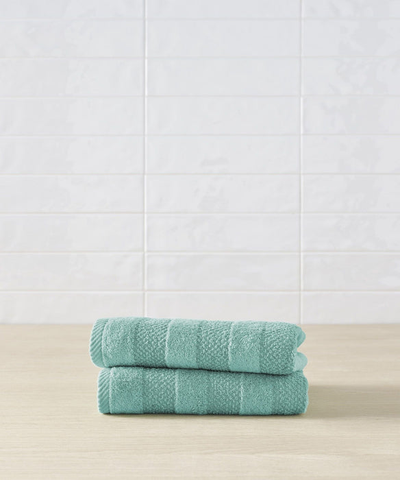 Noah Quick Dry Hand Towel - Set of 2 by Blue Loom