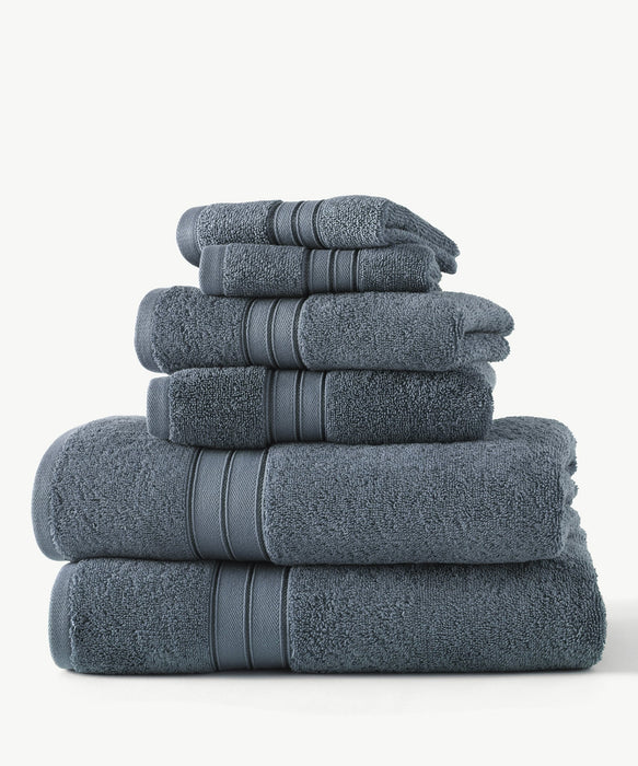 Liam Towel Bundle With Performance Treatment - Set of 6 by Blue Loom