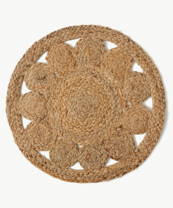 Harlow Jute Round Placemat by Blue Loom