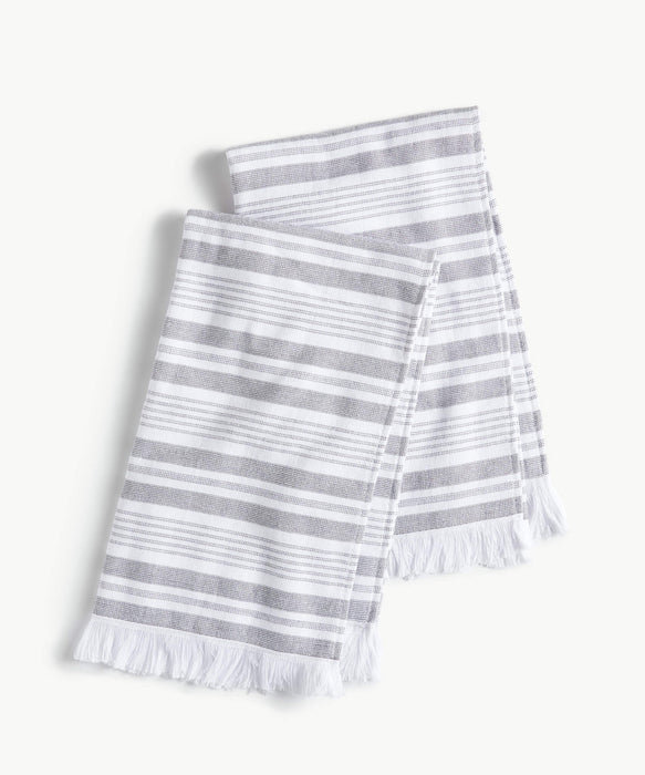 Parker Stripe Kitchen Towel - Set of 2 by Blue Loom