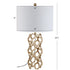 Karina 26.5 Metal Quatrefoil LED Table Lamp