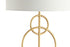 Moth 60 Modern Circle Marble/Metal LED Floor Lamp