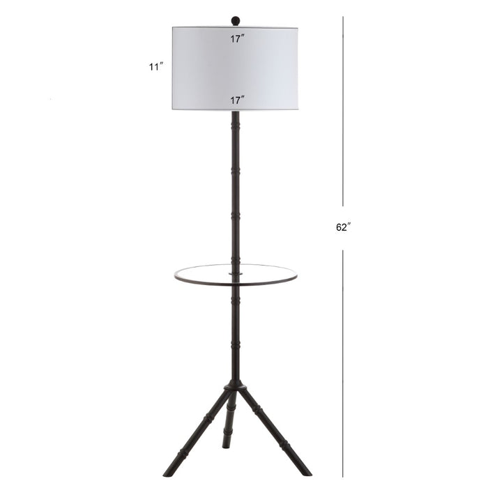 Sloan 62 Metal LED End Table Floor Lamp