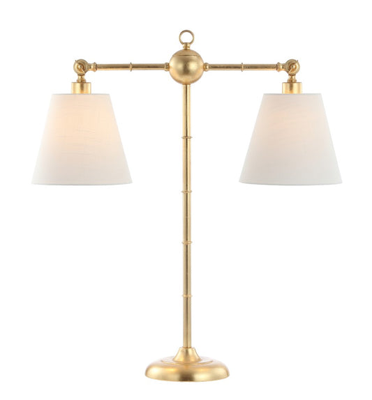 Angelonia 31" 2-Light Library Metal LED Table Lamp