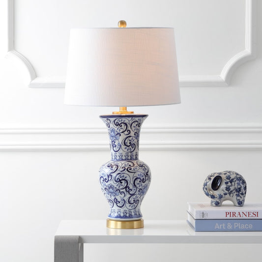 Gary 28.5" Chinoiserie LED Table Lamp