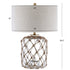 Harley 26.5 Glass and Rope LED Table Lamp