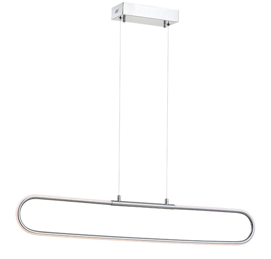 Cullen 39" Dimmable Adjustable Integrated LED Metal Linear Pendant