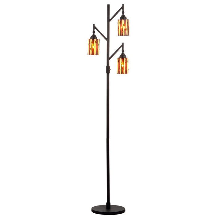 Bella Tiffany-Style 71" Multi-Light LED Floor Lamp