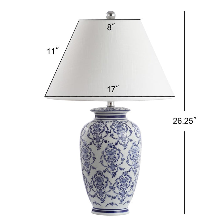 Trumpet 26.25 Chinoiserie Ceramic LED Table Lamp