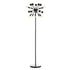 Coconut 10-Light 63 Modern Sputnik Metal LED Floor Lamp