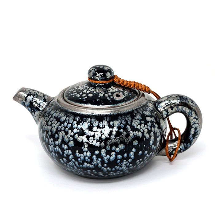 Jianzhan Tenmoku Teapot  Black Jewel (6) by Tea and Whisk