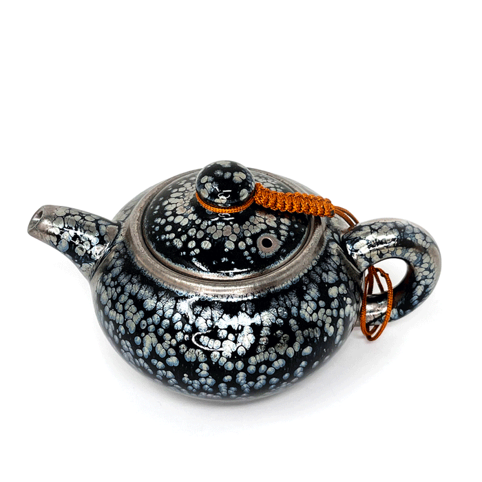 Jianzhan Tenmoku Teapot  Black Jewel (6) by Tea and Whisk