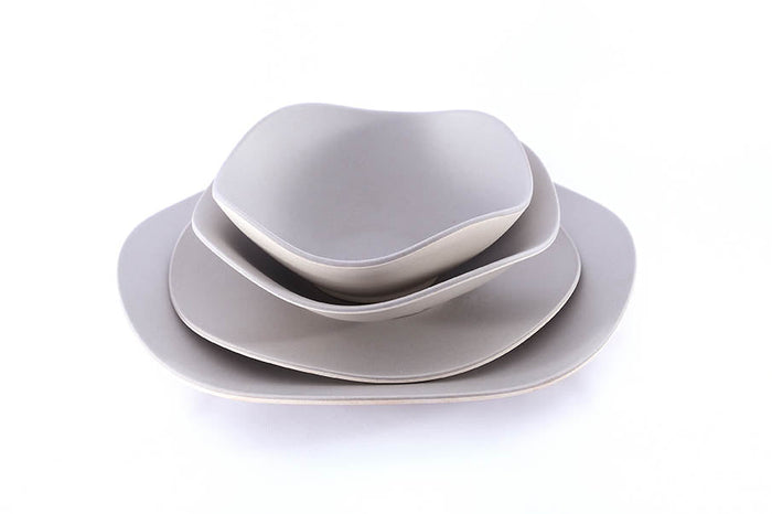 Curve Dinner Set Dove by Bamboozle Home