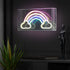 Estrioldea 11.75 Contemporary Glam Acrylic Box USB Operated LED Neon Light, Multi-Colored