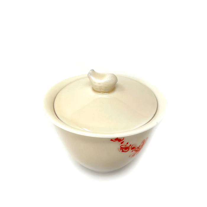 Pink Porcelain Gaiwan 1 by Tea and Whisk