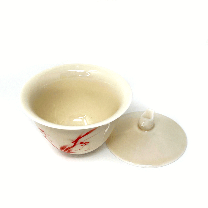 Pink Porcelain Gaiwan 2 by Tea and Whisk
