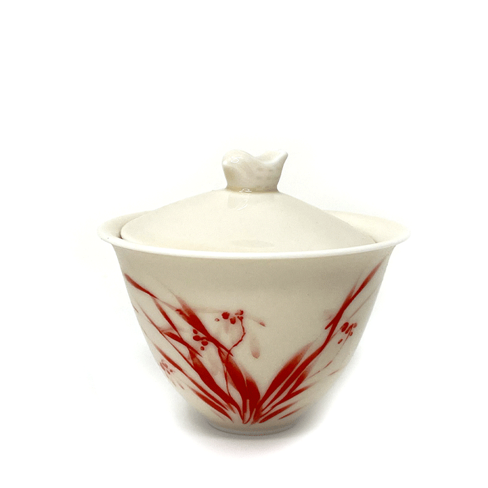 Pink Porcelain Gaiwan 2 by Tea and Whisk