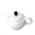 Classic White Porcelain Teapot Brown Knob by Tea and Whisk