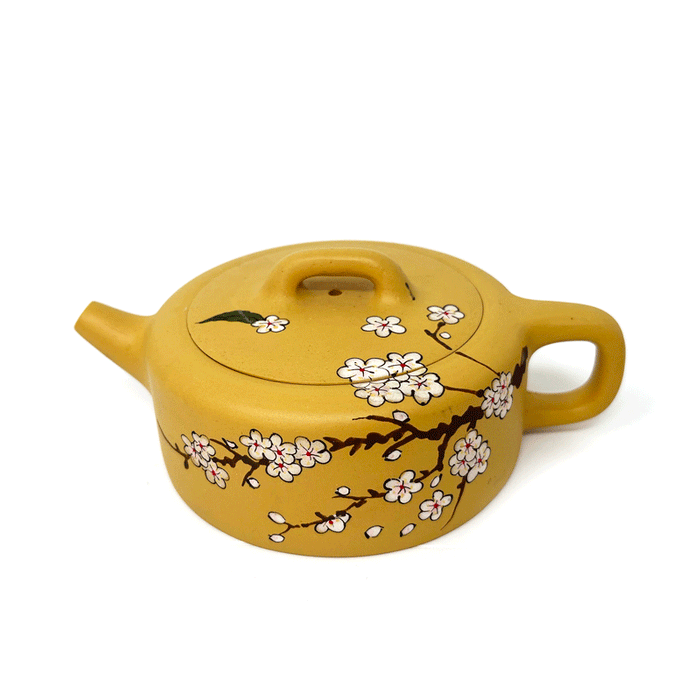 Yellow Flower Yixing Teapot Set by Tea and Whisk