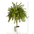 2' Northern Californian Cedar Canopy Artificial Tree in Decorative Planter by Nearly Natural