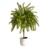 2' Northern Californian Cedar Canopy Artificial Tree in Decorative Planter by Nearly Natural