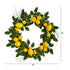 20” Lemon Artificial Wreath by Nearly Natural